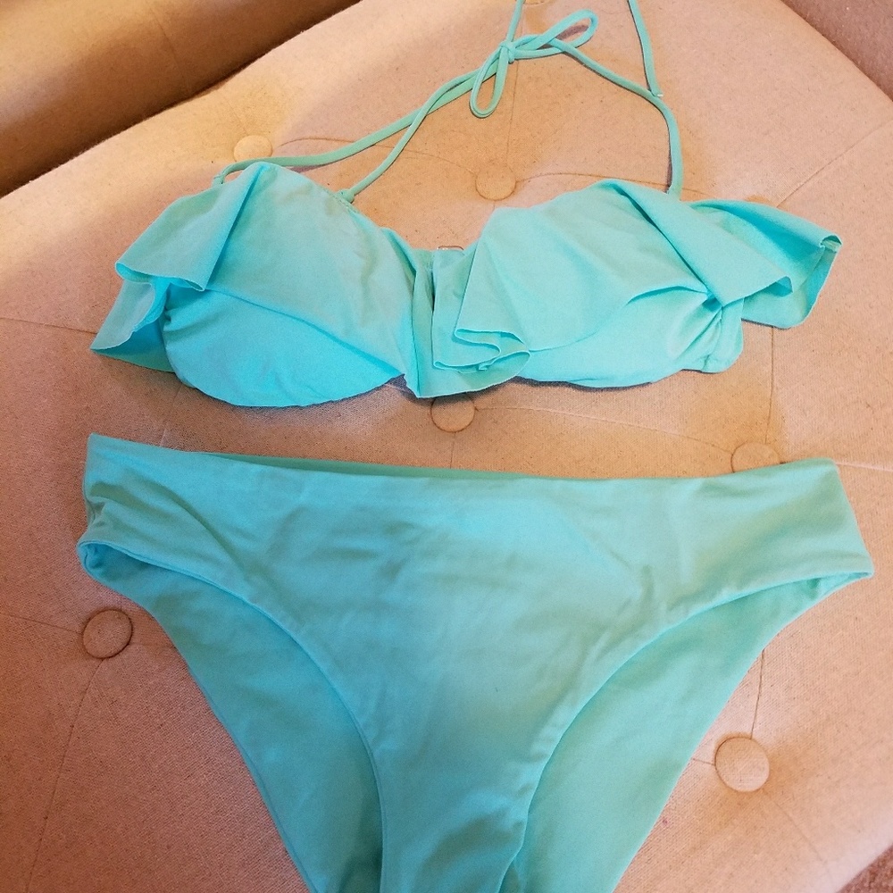 Victoria Secret teal swimsuit